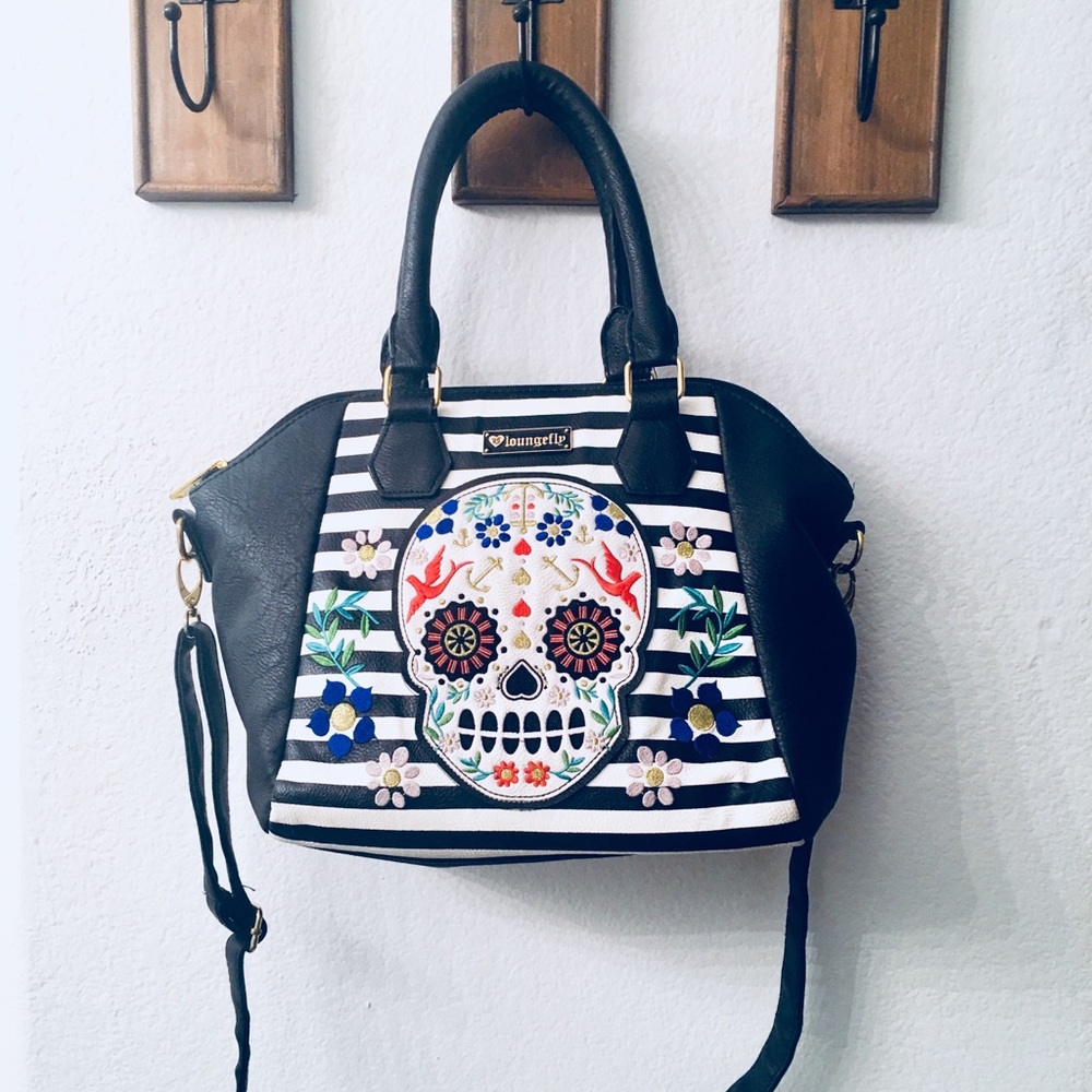 LoungeFly Sugar Skull Handbag